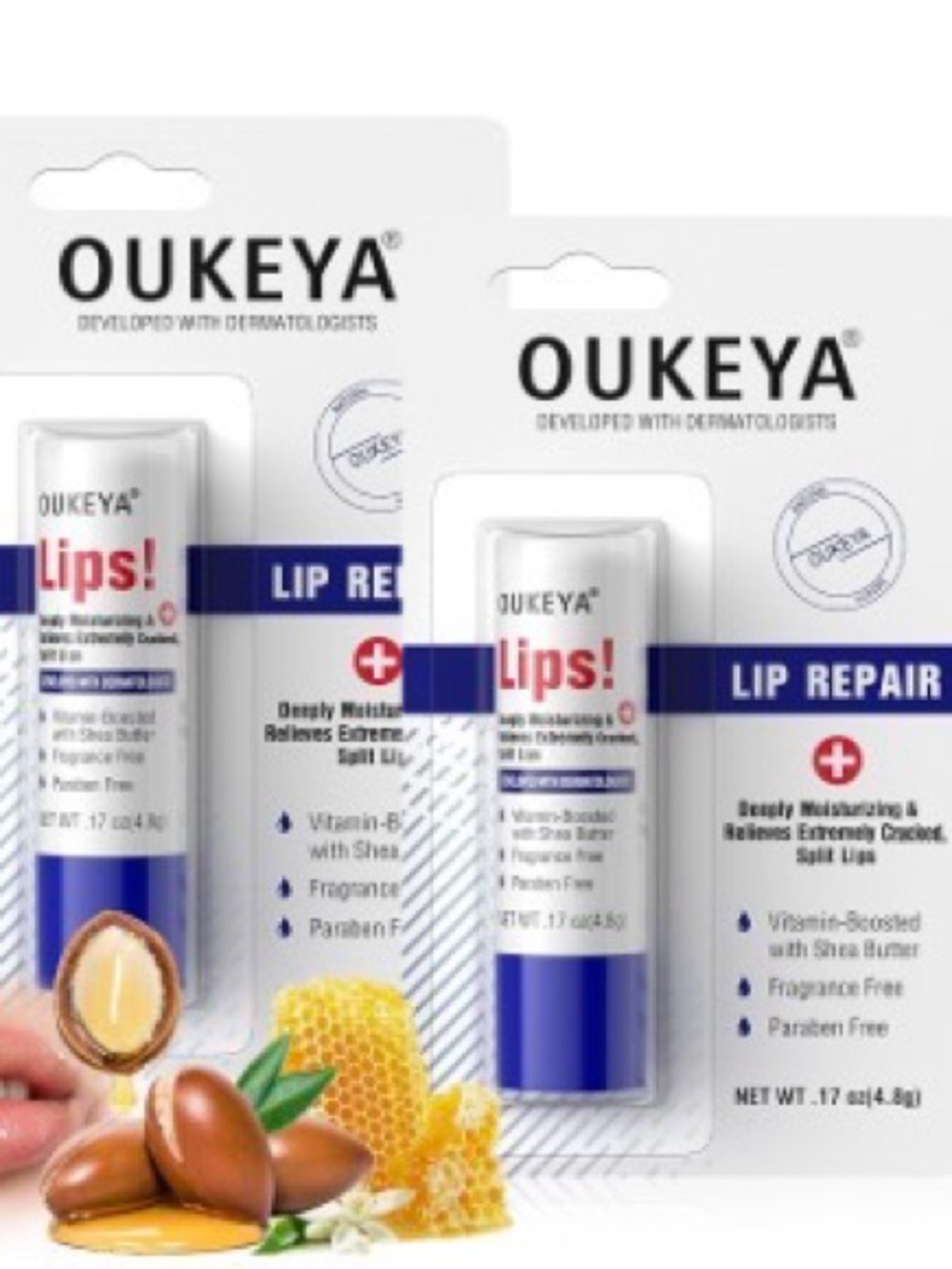 🖍️ Lip Repair Moisturizing Balm — White Nourishing Stick